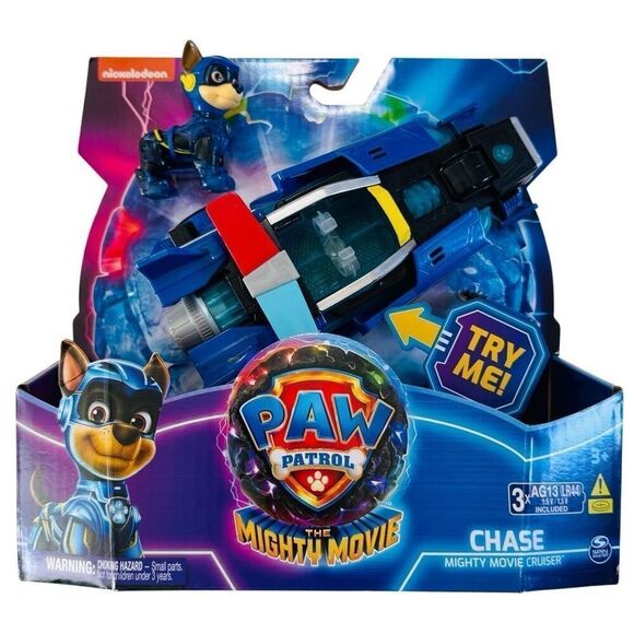 Paw Patrol The Mighty Movie Chase Mighty Movie Cruiser with Lights Sounds New - Picture 1 of 7